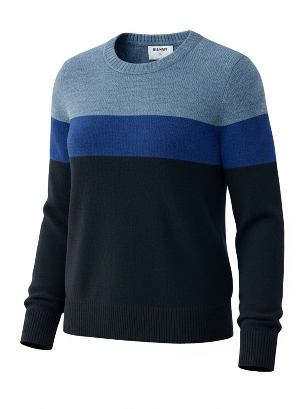 Old Navy Women’s Colorblock Crewneck Sweater - Blue